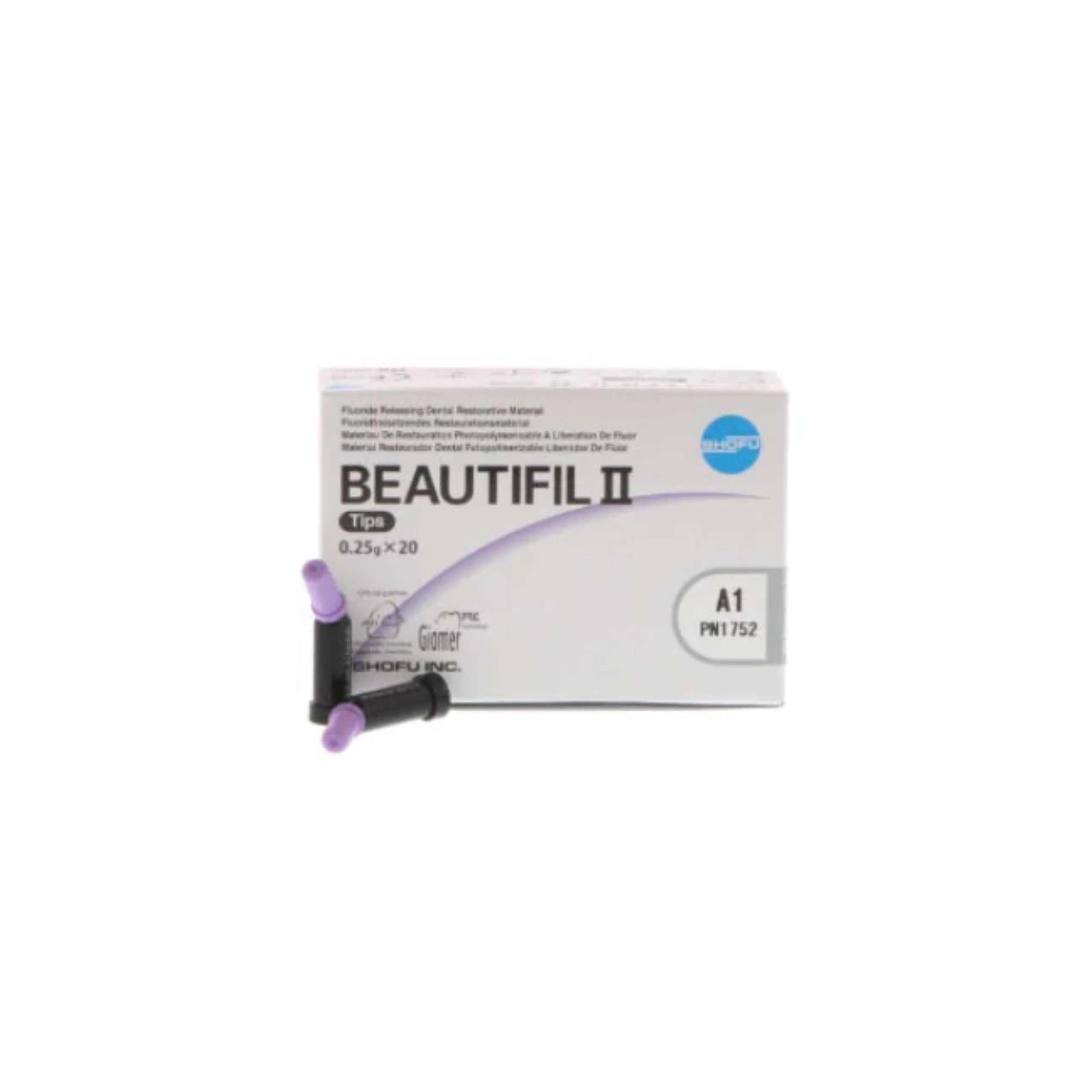 shofu-beautifil-ii-nano-hybrid-dental-composite-a1-20-compules shofu-beautifil-ii-nano-hybrid-dental-composite-a1-20-compules